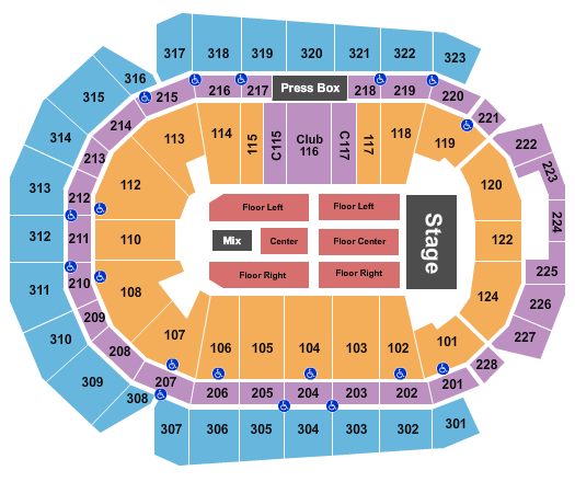 Wells Fargo Arena Bert Kreischer Seating Chart